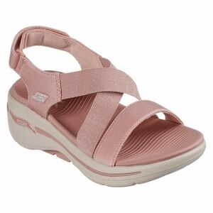 NEW!! Skechers Women's Go Walk ArchFit Astonish Rose Sandals Size 12M